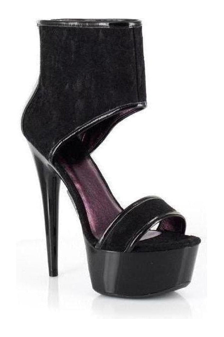 609-AMANDA Sandal | Black Patent-Ellie Shoes-SEXYSHOES.COM
