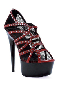 Ellie Shoes 609 CASEY Platform Sandal in Red Patent from SexyShoes.com
