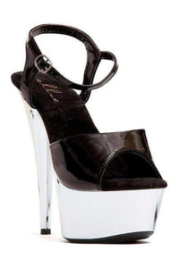 Ellie Shoes 609 CHROME Platform Sandal in Multi Patent from SexyShoes.com
