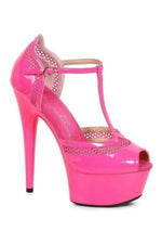 609-HAILEY Platform Pump  | Fuchsia Patent