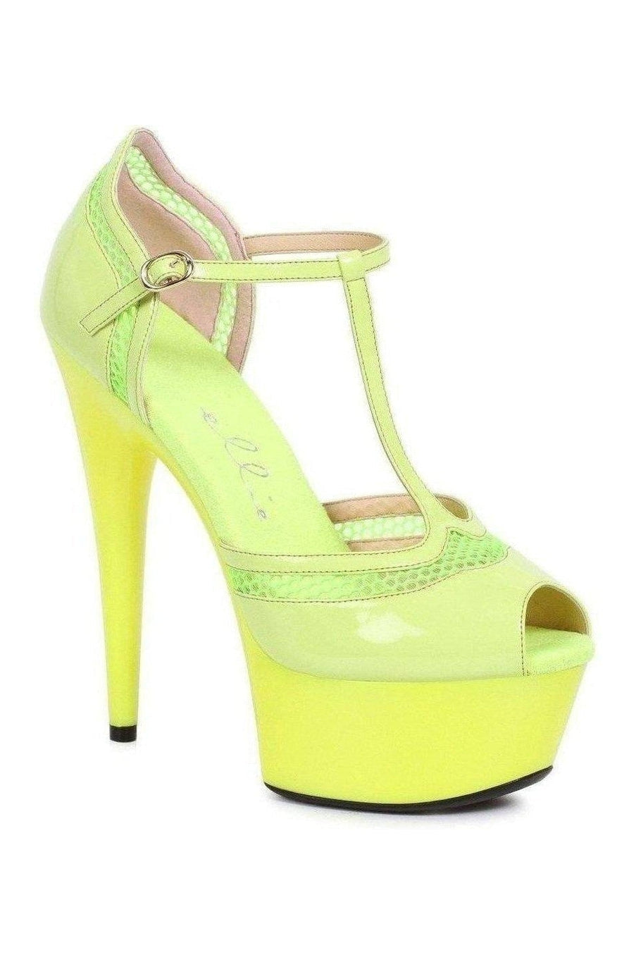 Ellie Shoes Yellow Pumps Platform Stripper Shoes | Buy at Sexyshoes.com