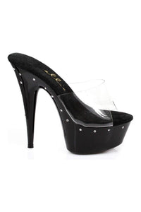 Ellie Shoes 609 HARMONY Platform Sandal in Black Patent from SexyShoes.com