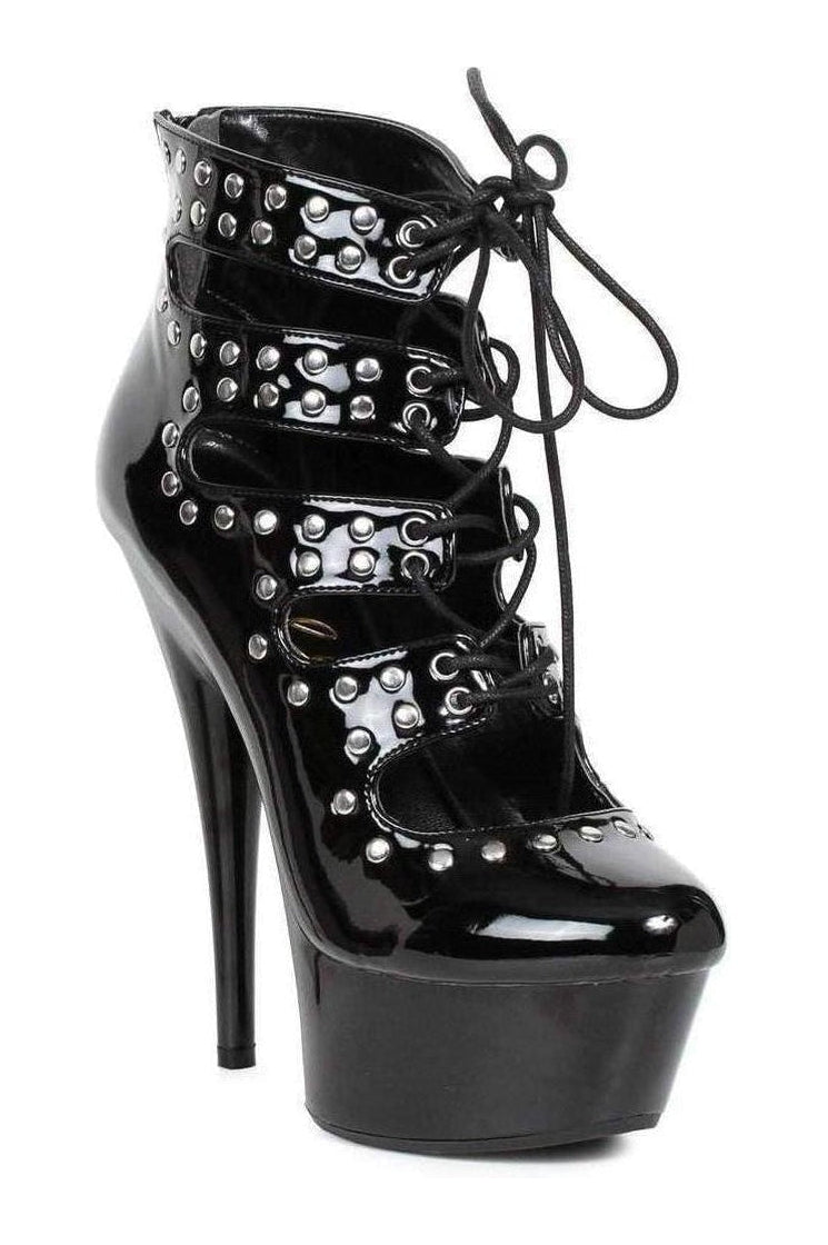 Ellie Shoes Black Ankle Boots Platform Stripper Shoes | Buy at Sexyshoes.com