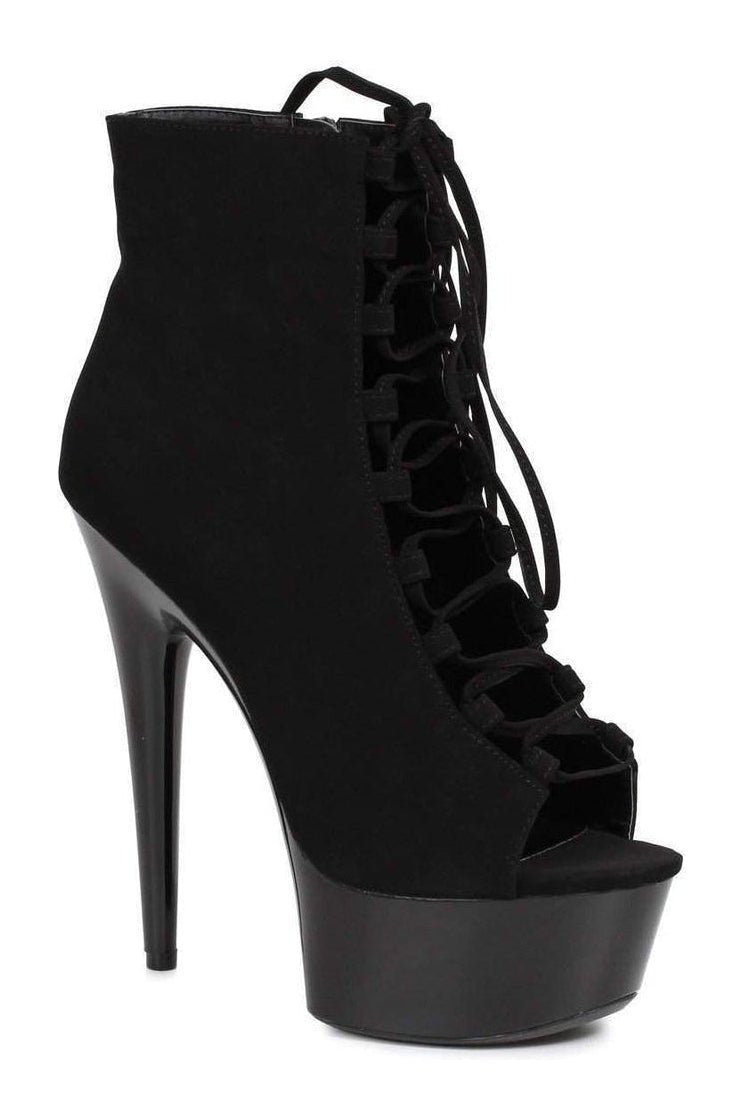 Ellie Shoes Black Ankle Boots Platform Stripper Shoes | Buy at Sexyshoes.com