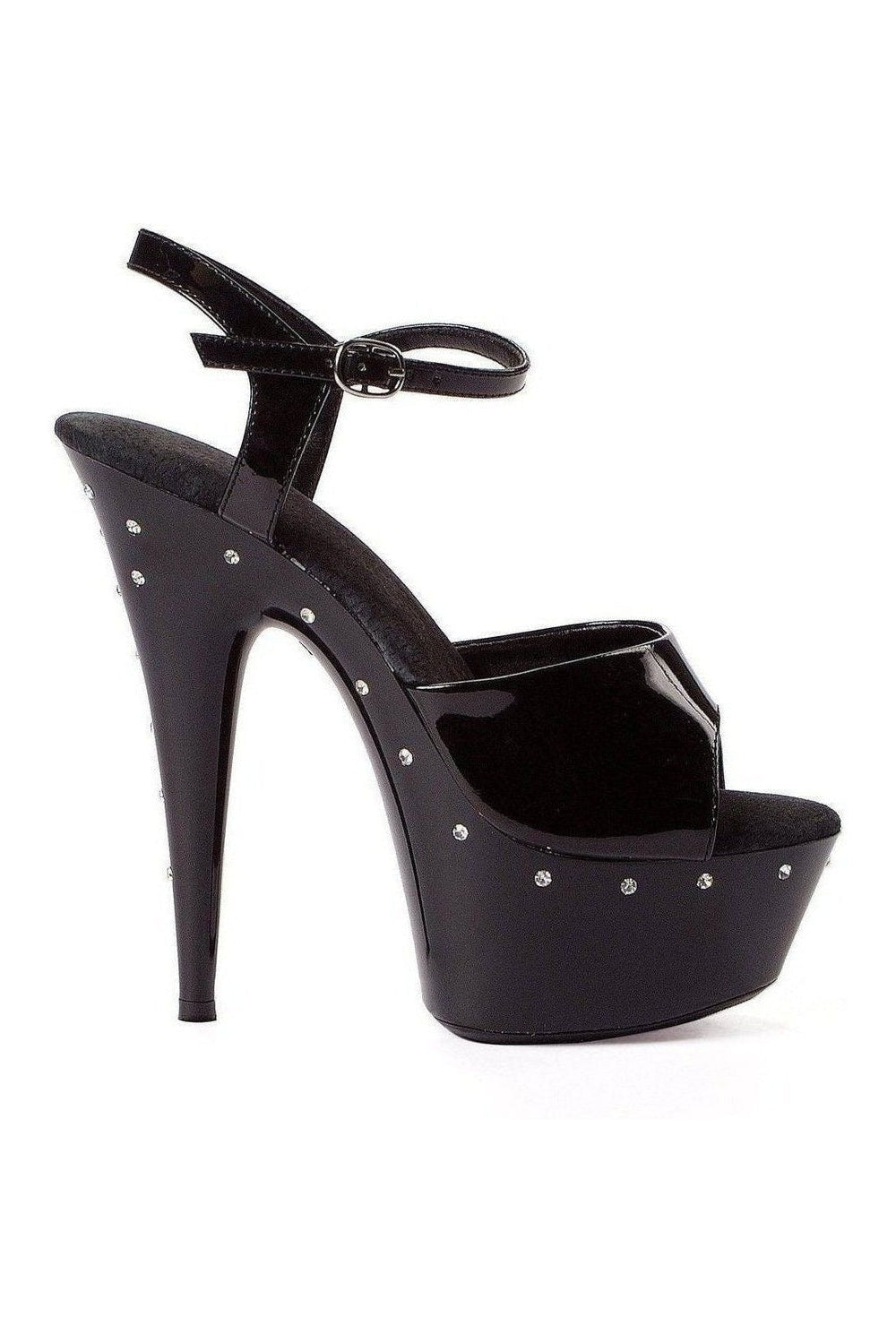 Ellie Shoes Black Sandals Platform Stripper Shoes | Buy at Sexyshoes.com