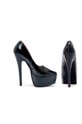 652-PRINCE Platform Pump  | Black  Patent