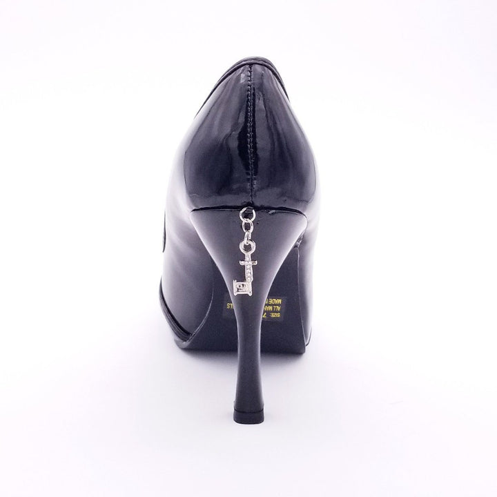 4 1/2" Baby Doll Pump | Black Patent-Footwear-Ellie Brand-Black-SEXYSHOES.COM