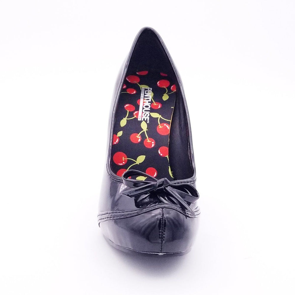 4 1/2" Baby Doll Pump | Black Patent-Footwear-Ellie Brand-Black-SEXYSHOES.COM