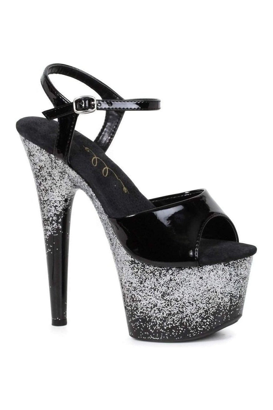 709-CARI Platform Sandal | Clear Vinyl-Ellie Shoes-SEXYSHOES.COM