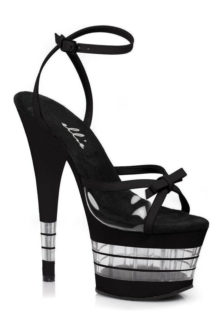 709-DEGREE Platform Sandal | Clear Vinyl-Ellie Shoes-SEXYSHOES.COM