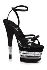 709-DEGREE Platform Sandal  | Clear Vinyl