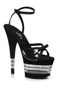 Ellie Shoes 709 DEGREE Platform Sandal in Clear Vinyl from SexyShoes.com