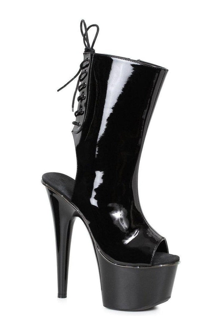 709-GEORGETTE LED Platform | Black Patent-Ellie Shoes-SEXYSHOES.COM