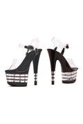 709-STACK Platform Sandal  | Clear Vinyl