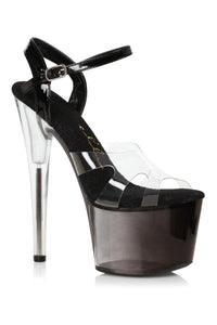 Ellie Shoes 709 ZEE Sandal in Clear Vinyl from SexyShoes.com