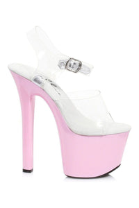 Ellie Shoes 711 FLIRT Stripper Sandal in Clear Patent from SexyShoes.com