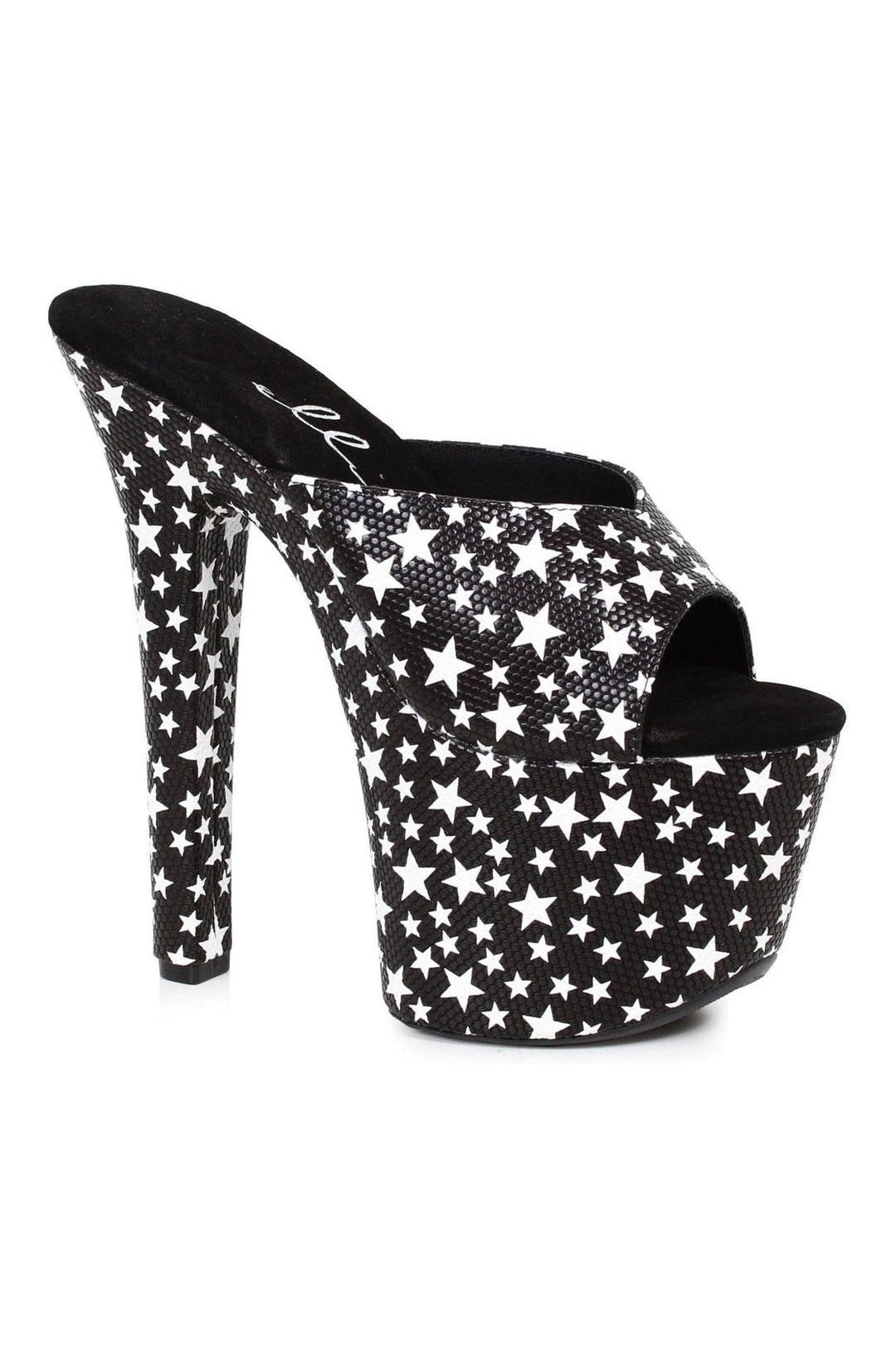 Ellie Shoes 711 GAZE Platform Sandal in Black Patent from SexyShoes.com