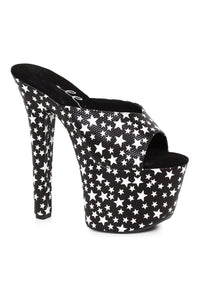 Ellie Shoes 711 GAZE Platform Sandal in Black Patent from SexyShoes.com