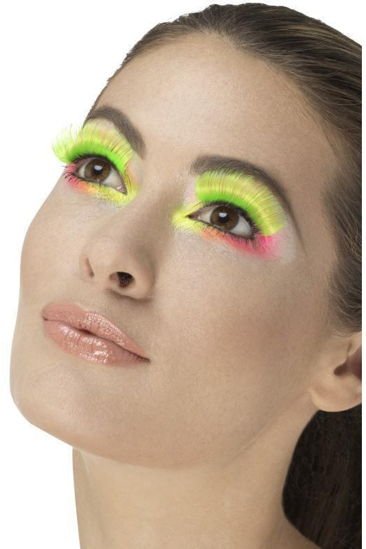 80s Party Eyelashes | Neon green-Fever-Neon green-Eyelashes-SEXYSHOES.COM