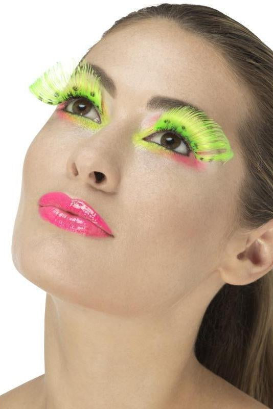 80s Polka Dot Eyelashes | Neon green-Fever-Neon green-Eyelashes-SEXYSHOES.COM