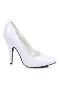 Ellie Shoes 8220 Pump in White Patent from SexyShoes.com