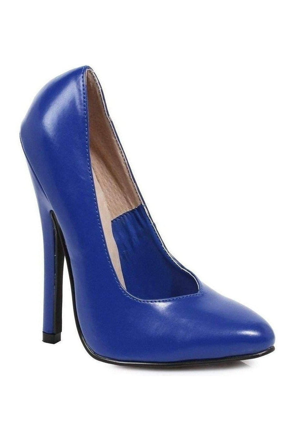 8260 Pump | Blue Patent-Pumps- Stripper Shoes at SEXYSHOES.COM
