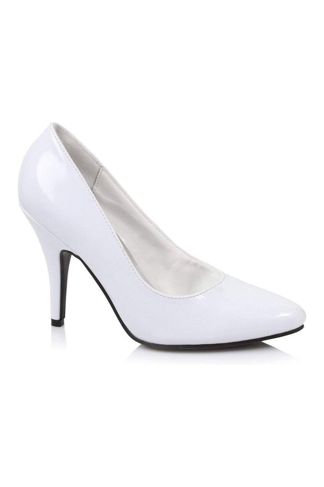 Ellie Shoes 8400 Pump in White Patent from SexyShoes.com