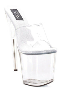 Ellie Shoes 850 VANITY Stripper Slide in Clear Patent from SexyShoes.com