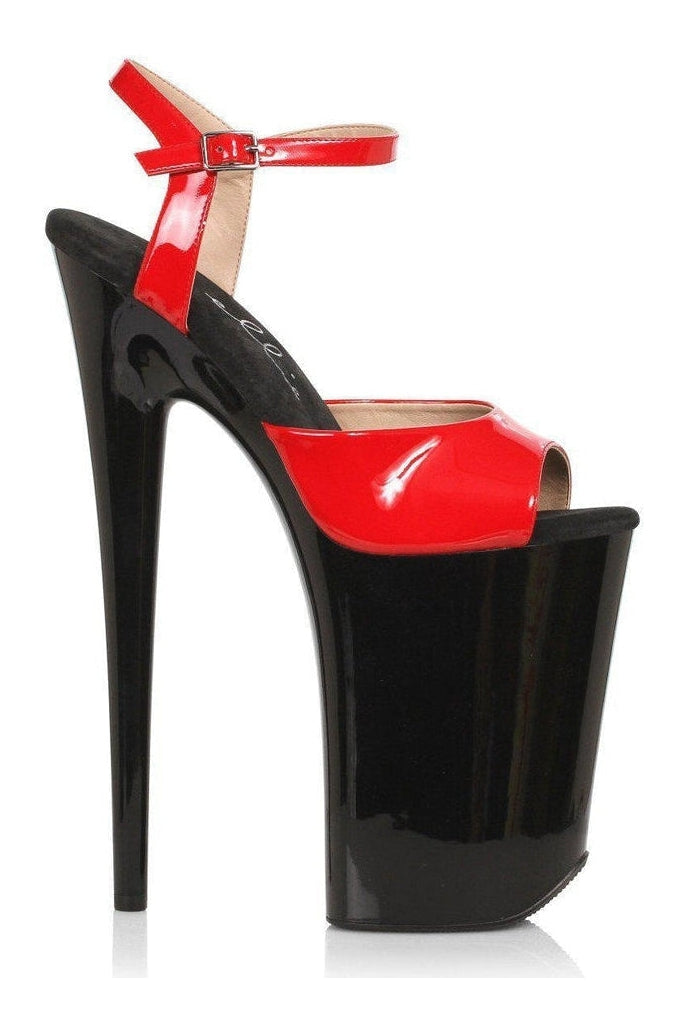 Ellie Shoes Red Sandals Platform Stripper Shoes | Buy at Sexyshoes.com