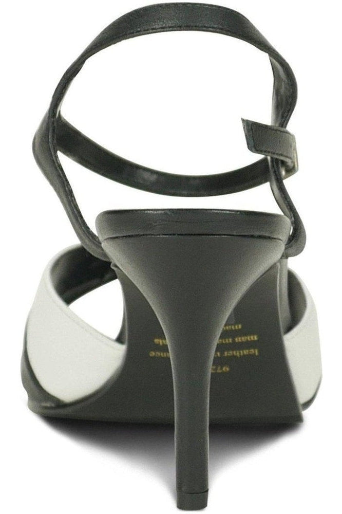 9720-Bella Leather Vintage Sandal | Black Leather-Sexyshoes Brand-Sandals-SEXYSHOES.COM