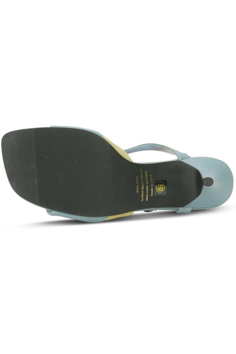 Sexyshoes Brand 9720 Bella Leather Vintage Sandal in Blue Genuine Leather