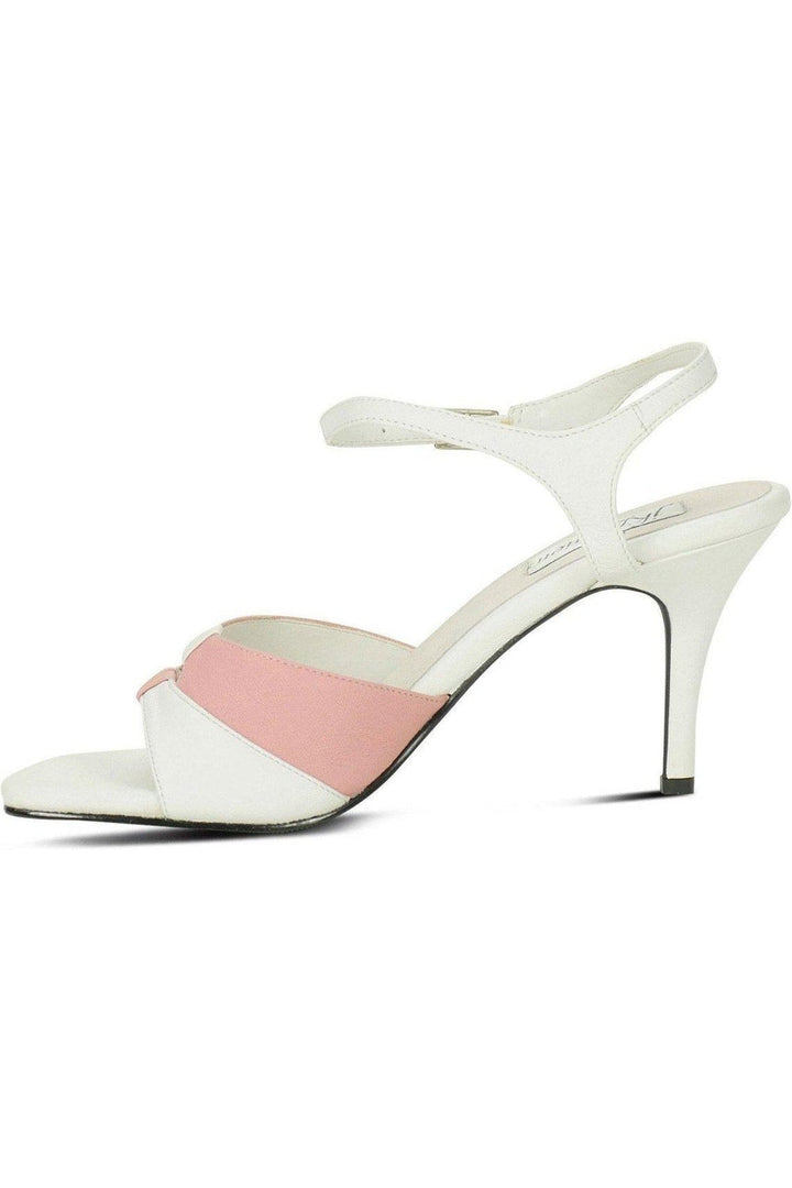 9720-Bella Leather Vintage Sandal | White Leather-Sexyshoes Brand-Sandals-SEXYSHOES.COM