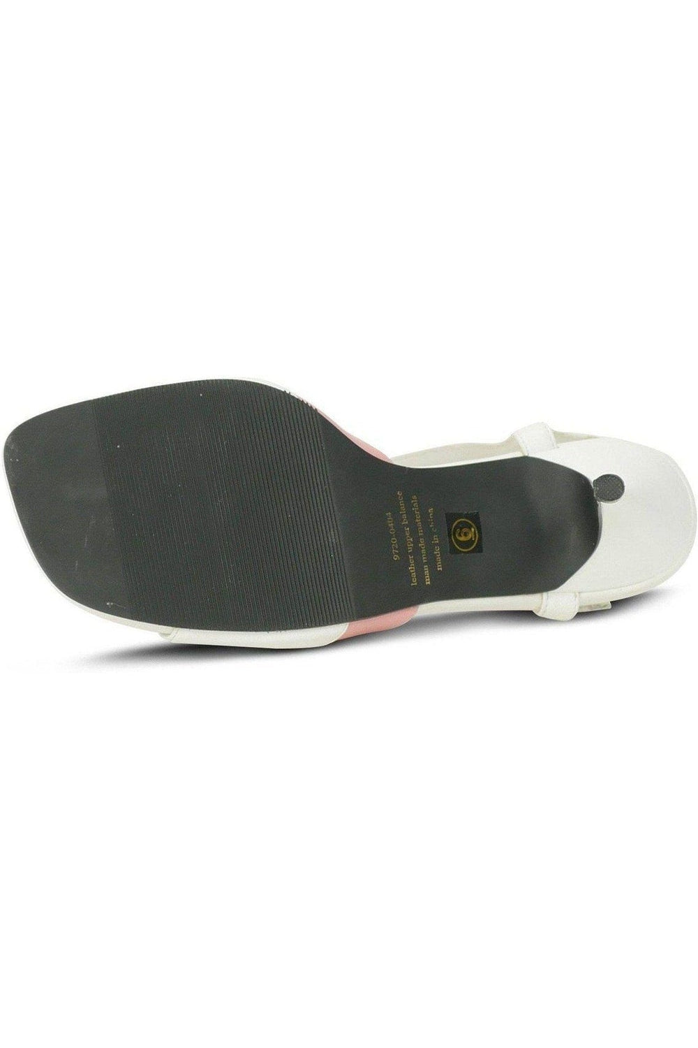 9720-Bella Leather Vintage Sandal | White Leather-Sexyshoes Brand-Sandals-SEXYSHOES.COM