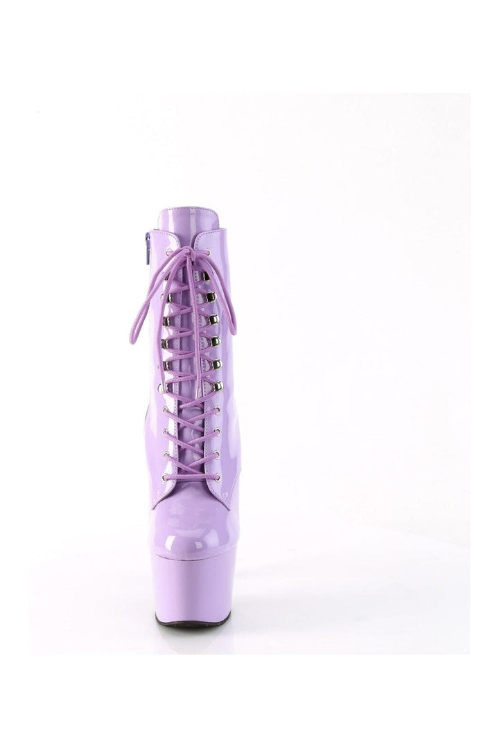 ADORE-1020 Purple Patent Ankle Boot