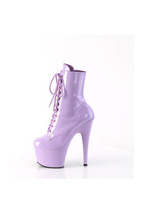 Pleaser ADORE-1020 Purple Patent Ankle Boot in Purple Patent