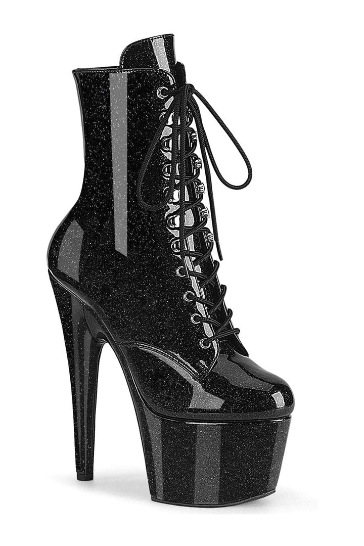 ADORE-1020GP Black Patent Ankle Boot-Ankle Boots-Pleaser-Black-10-Patent-SEXYSHOES.COM