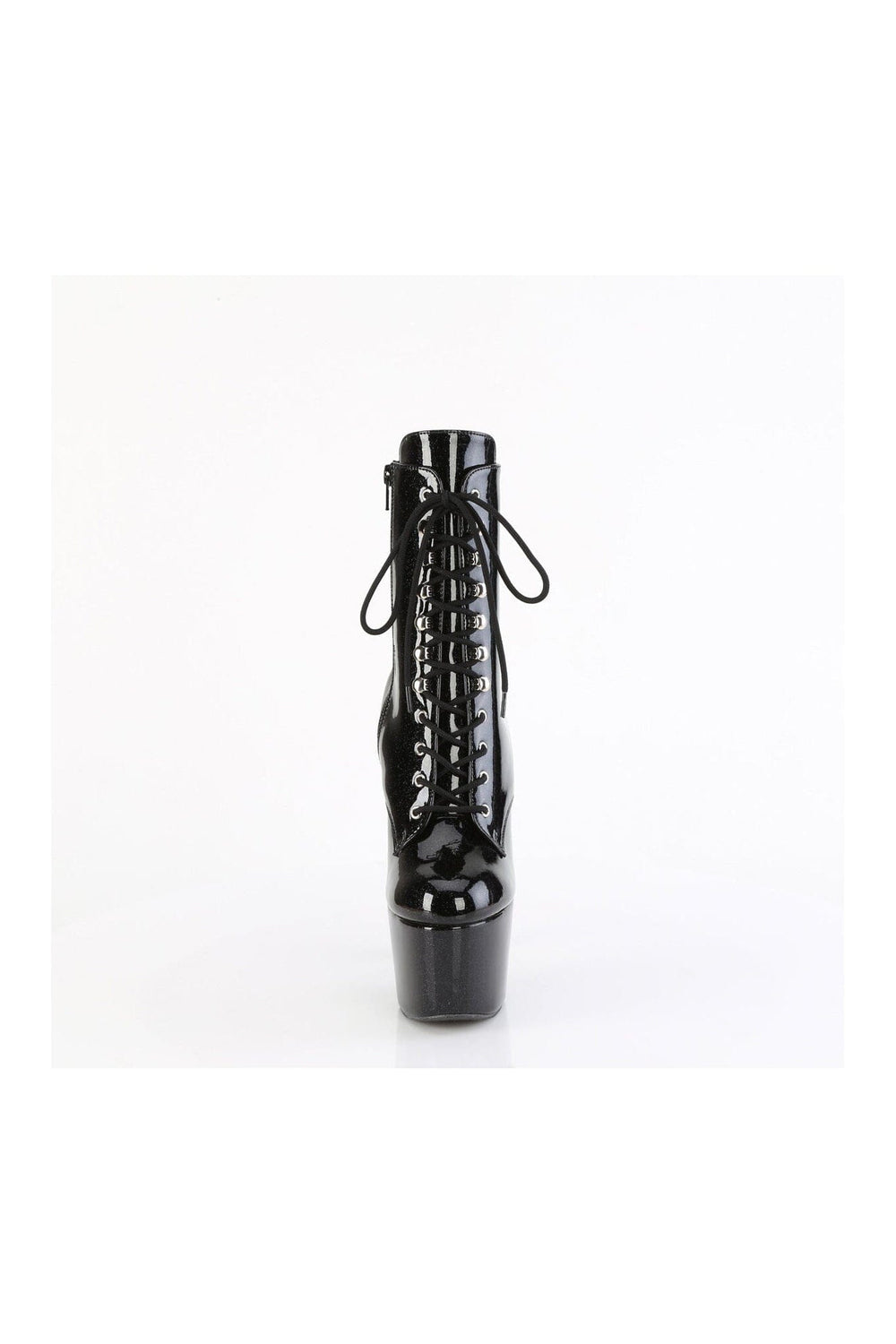 ADORE-1020GP Black Patent Ankle Boot-Ankle Boots-Pleaser-SEXYSHOES.COM