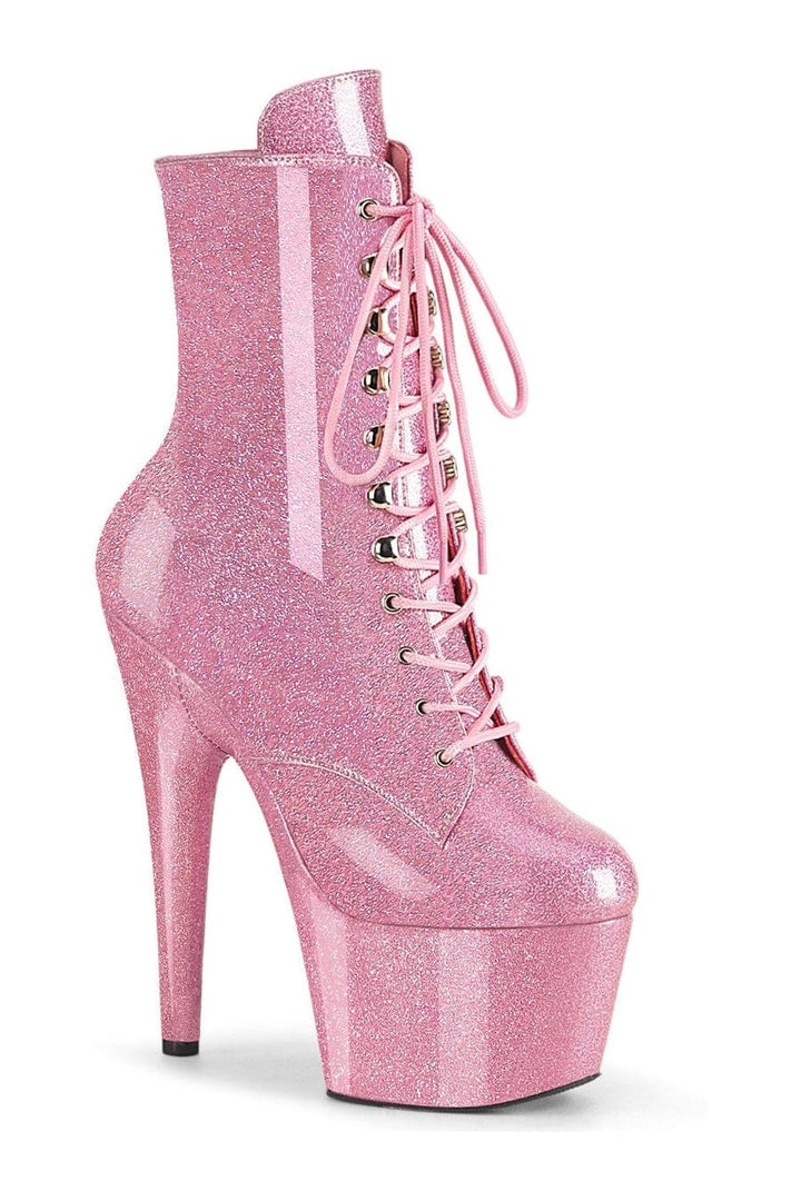 ADORE-1020GP Pink Patent Ankle Boot-Ankle Boots-Pleaser-Pink-10-Patent-SEXYSHOES.COM