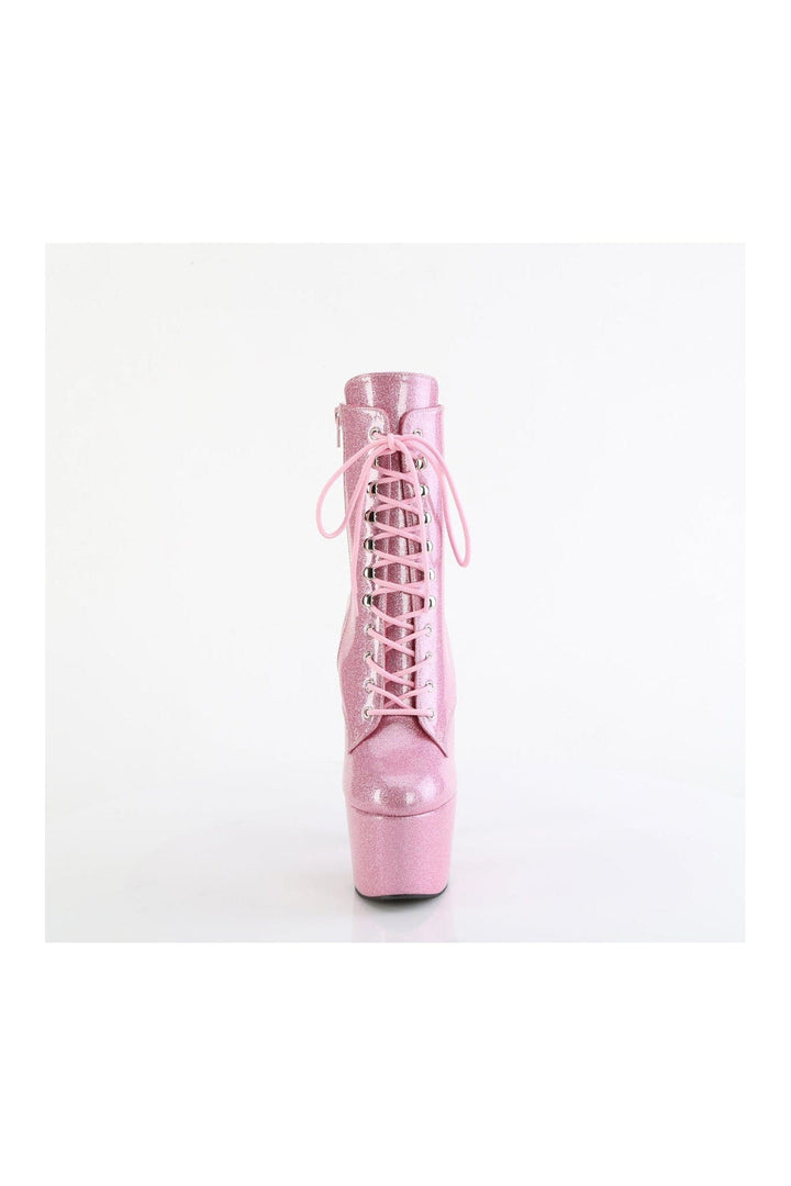 ADORE-1020GP Pink Patent Ankle Boot