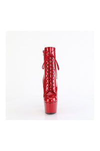 Pleaser ADORE-1020GP Red Patent Ankle Boot in Red Patent