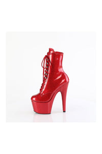 Pleaser ADORE-1020GP Red Patent Ankle Boot in Red Patent
