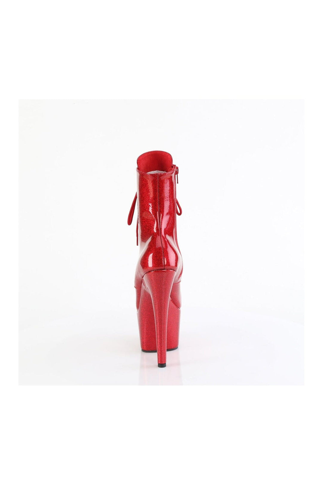 ADORE-1020GP Red Patent Ankle Boot-Ankle Boots-Pleaser-SEXYSHOES.COM