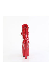 Pleaser ADORE-1020GP Red Patent Ankle Boot in Red Patent