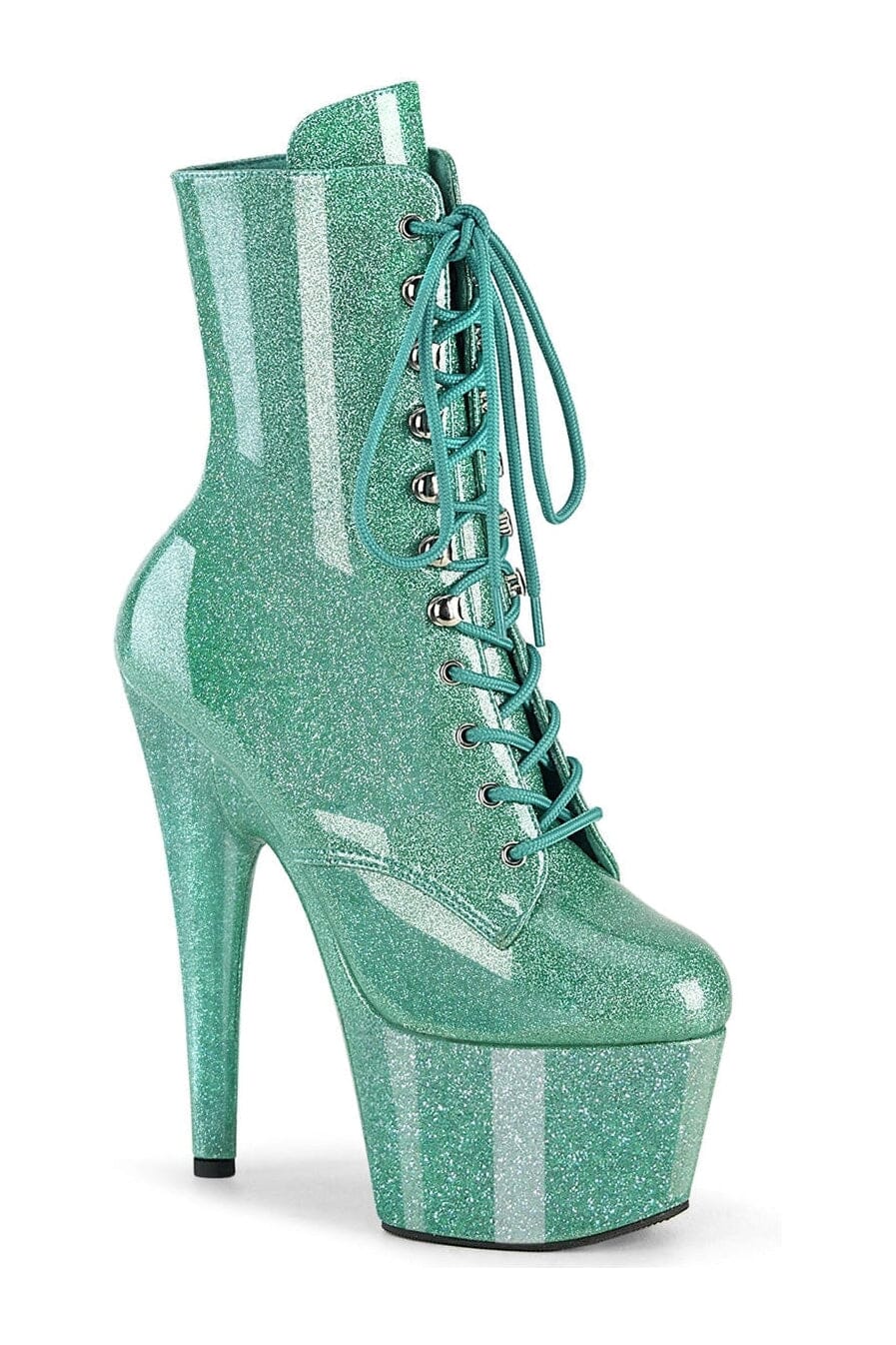 ADORE-1020GP Turquoise Patent Ankle Boot-Ankle Boots-Pleaser-Turquoise-10-Patent-SEXYSHOES.COM