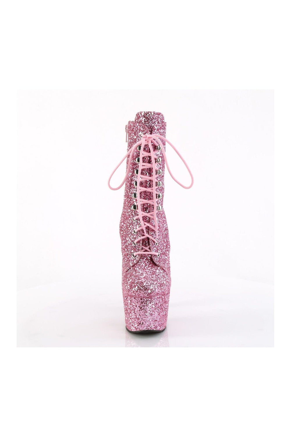 ADORE-1020GWR Pink Glitter Ankle Boot-Ankle Boots-Pleaser-SEXYSHOES.COM