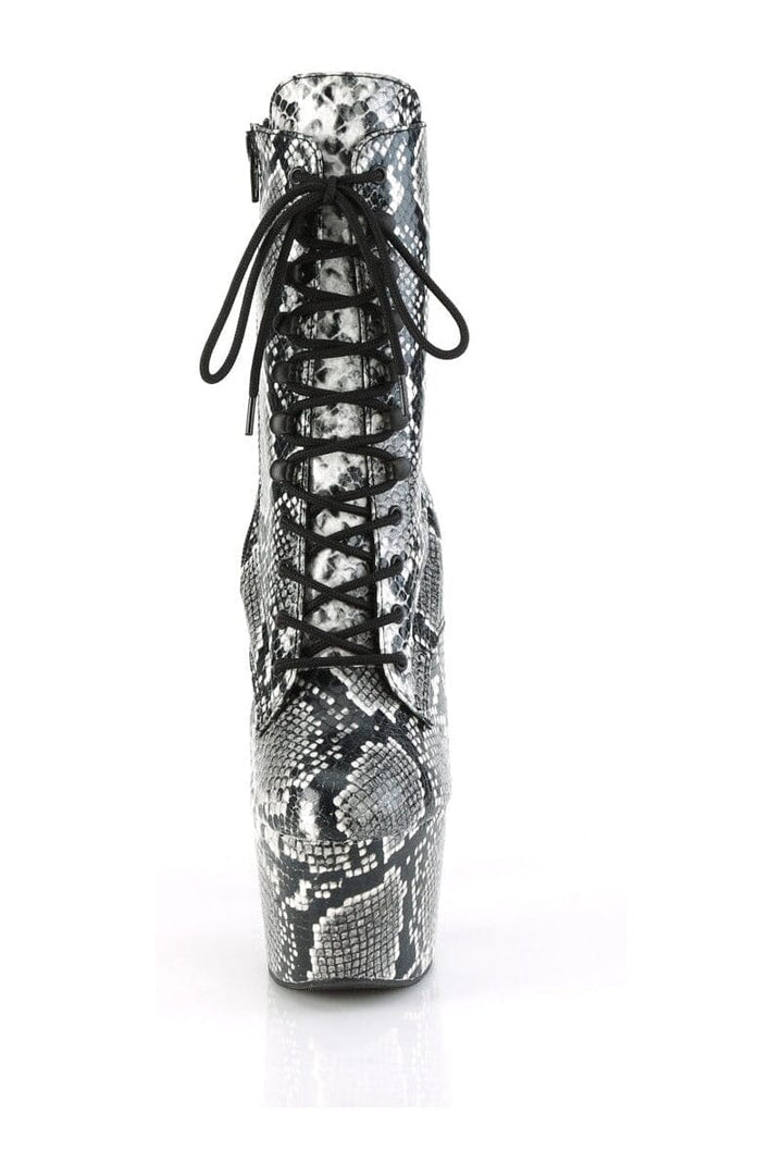 ADORE-1020SPWR Black Faux Leather Knee Boot