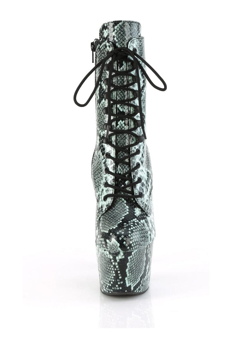 ADORE-1020SPWR Green Faux Leather Knee Boot-Knee Boots-Pleaser-SEXYSHOES.COM