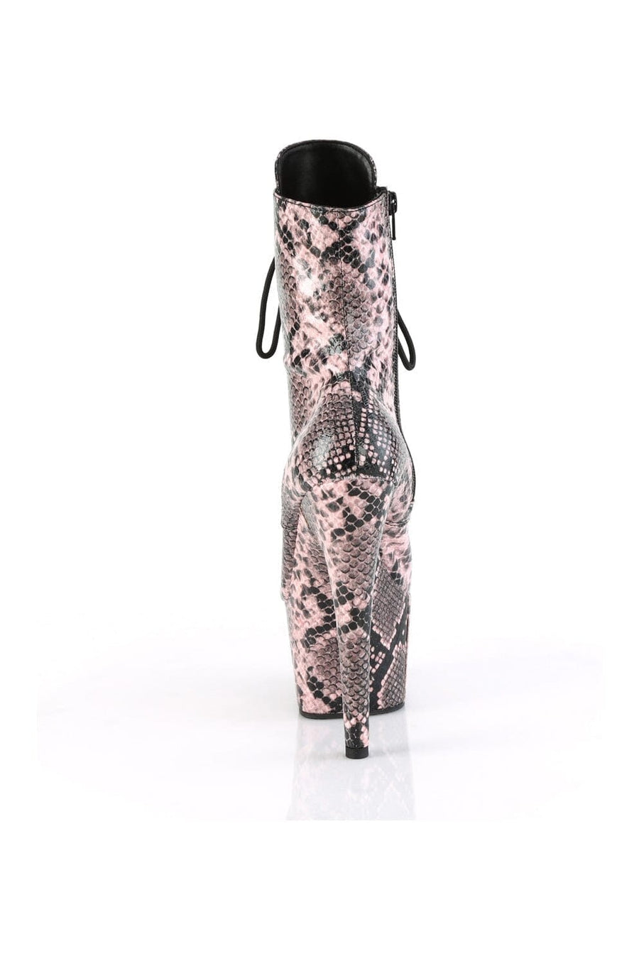 Pleaser ADORE-1020SPWR Pink Faux Leather Knee Boot in Pink Faux Leather