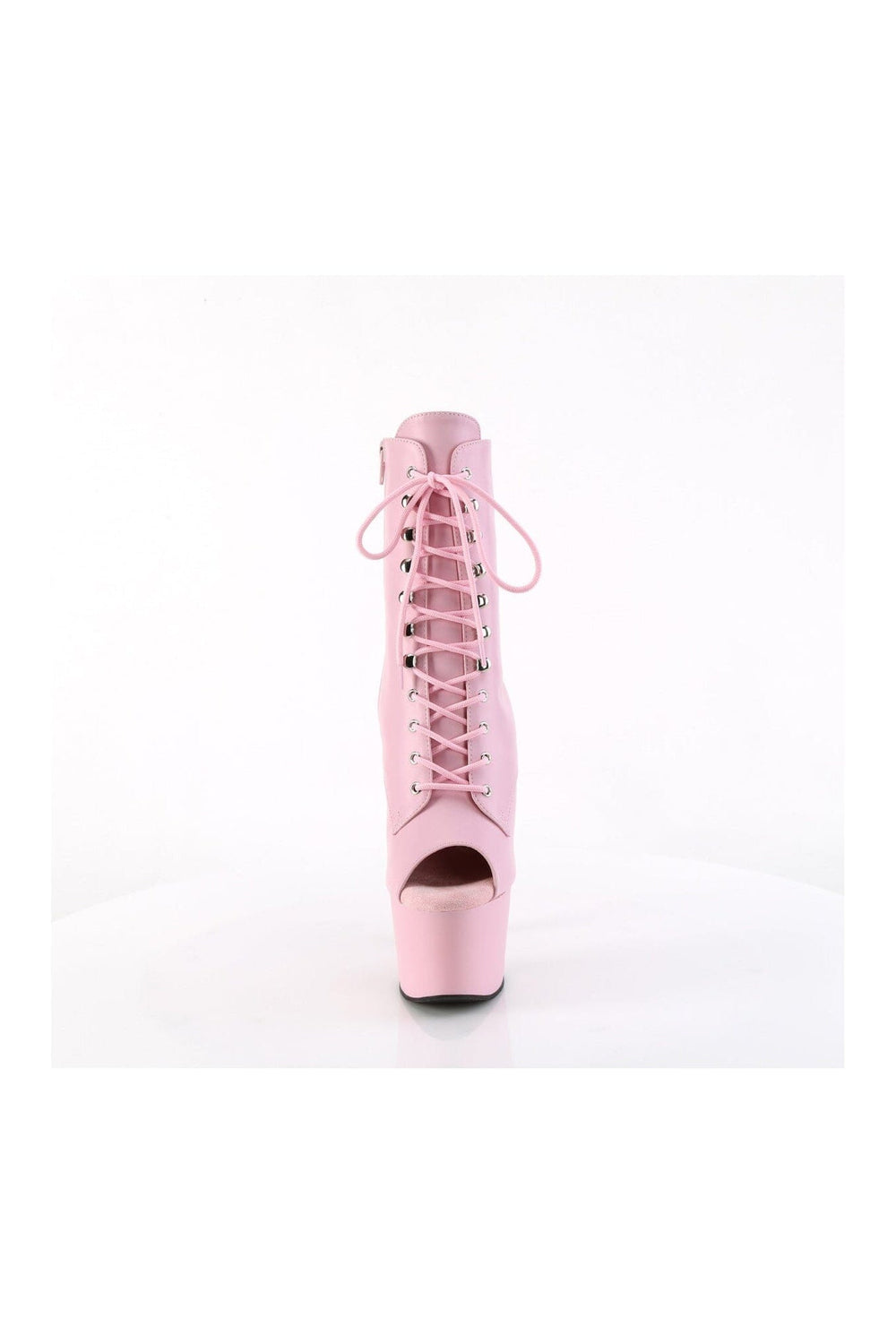 ADORE-1021 Pink Faux Leather Ankle Boot-Ankle Boots-Pleaser-SEXYSHOES.COM
