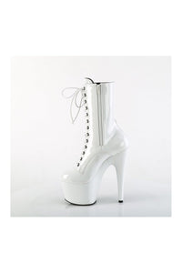 Pleaser ADORE-1040TT Black Patent Ankle Boot in Black Patent